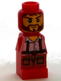 LEGO 85863pb047 Microfig Ramses Return Adventurer Red